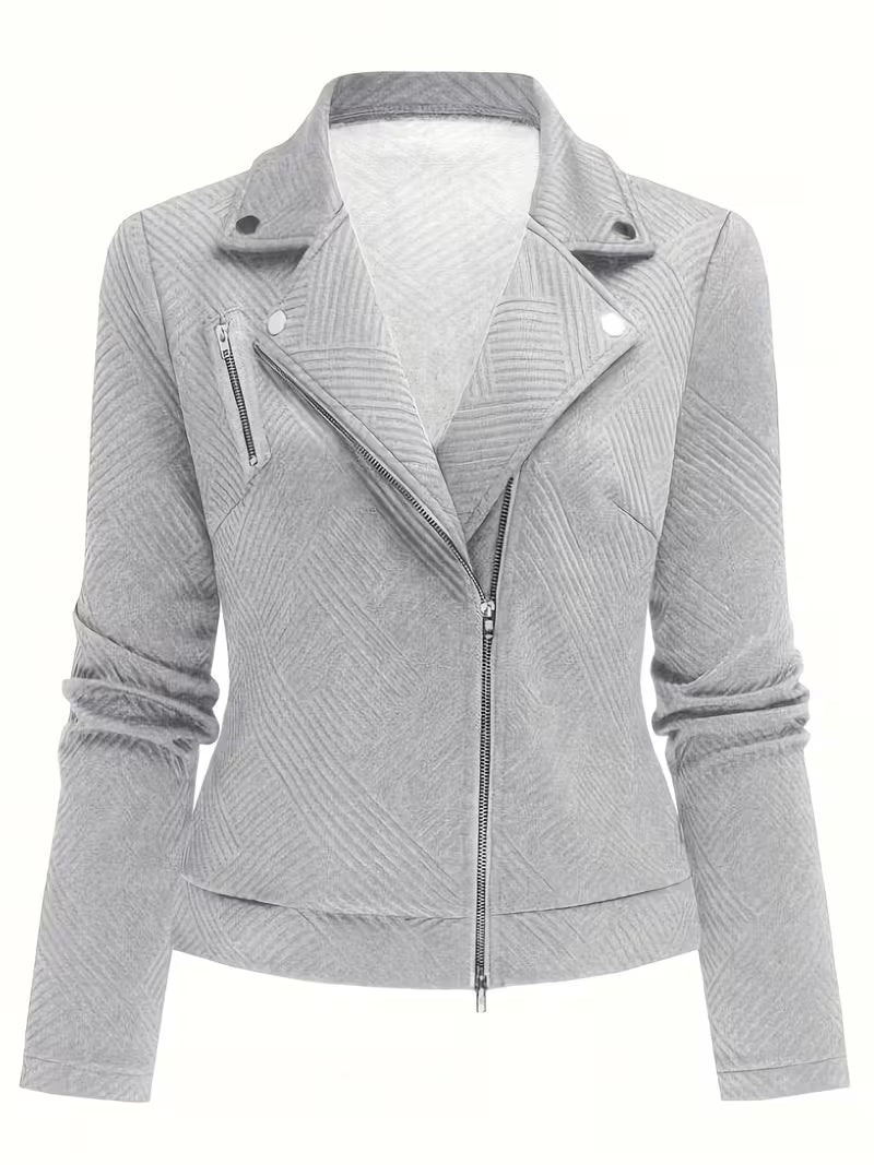 Simone | Veste biker géométrique pour femmes