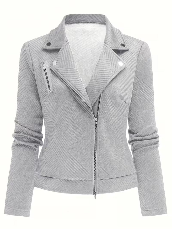 Simone | Veste biker géométrique pour femmes