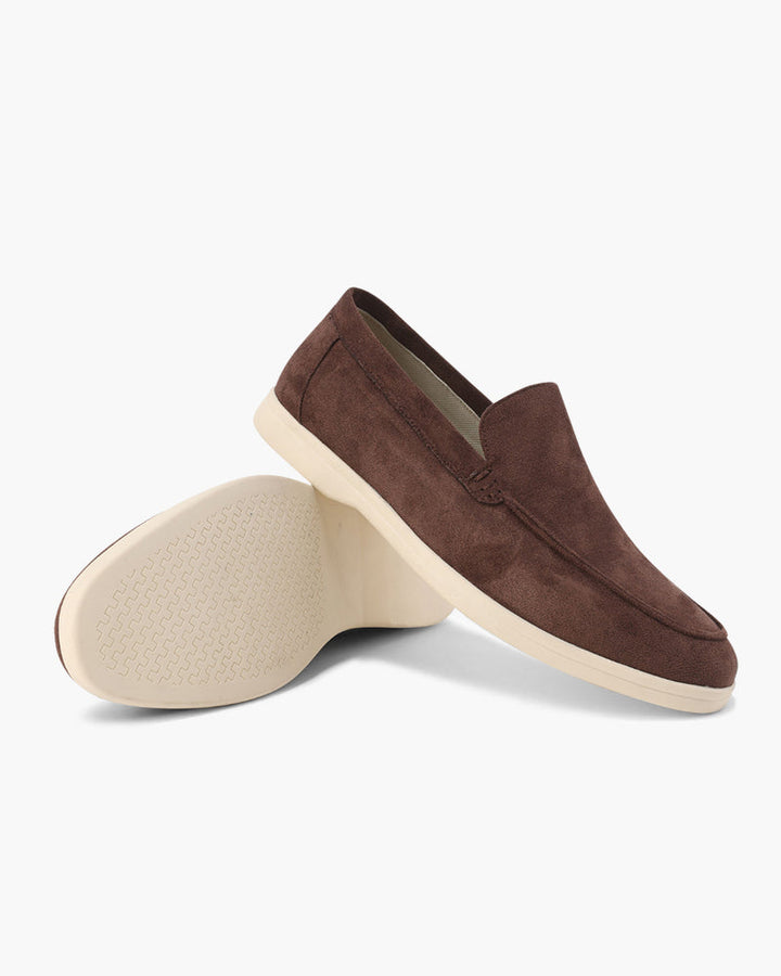 Mocassins en cuir suede