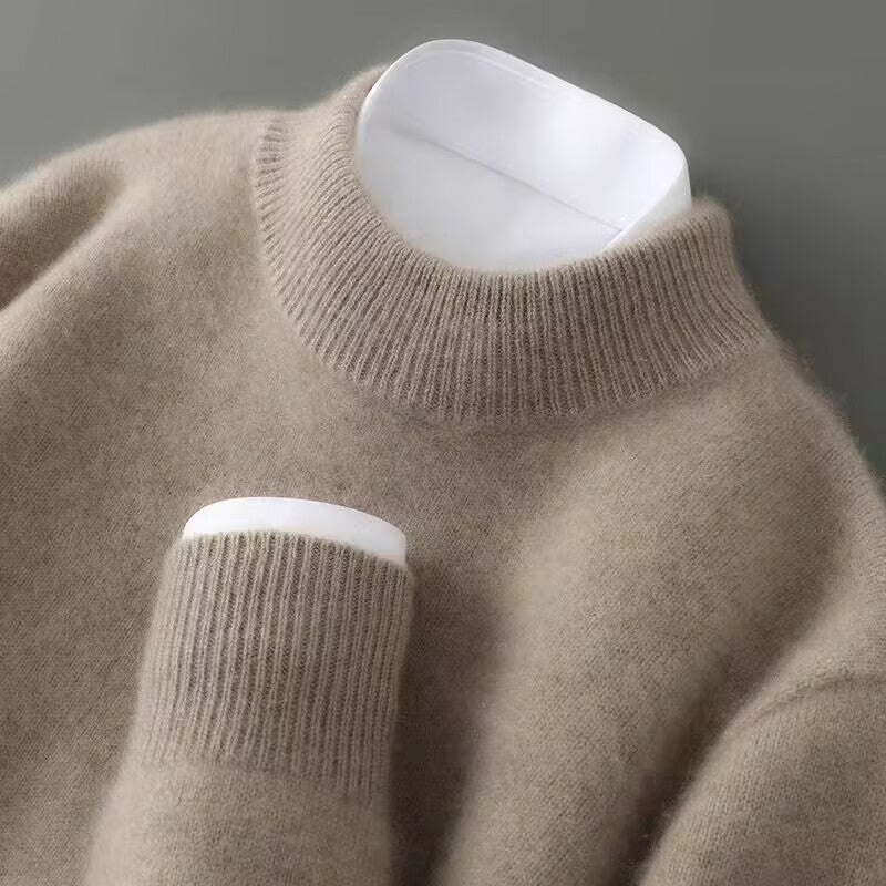 Arlington | Pull chic en cachemire à col montant