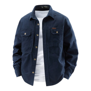 Chemise utilitaire à manches longues pour homme