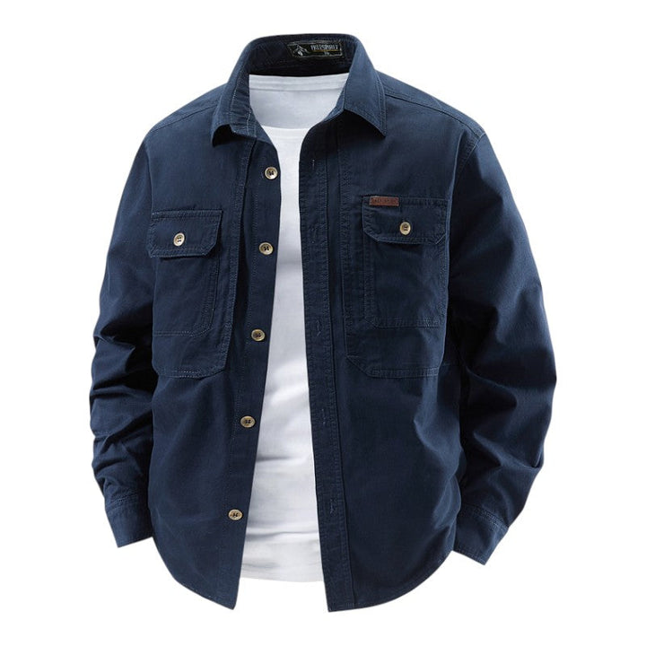 Chemise utilitaire à manches longues pour homme