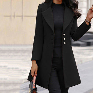 Joëlle | Manteau mélange de laine pour femmes