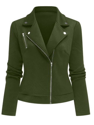 Simone | Veste biker géométrique pour femmes