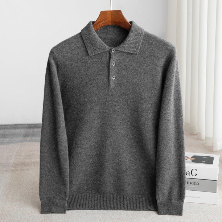 Sweat à capuche classique en laine pour homme