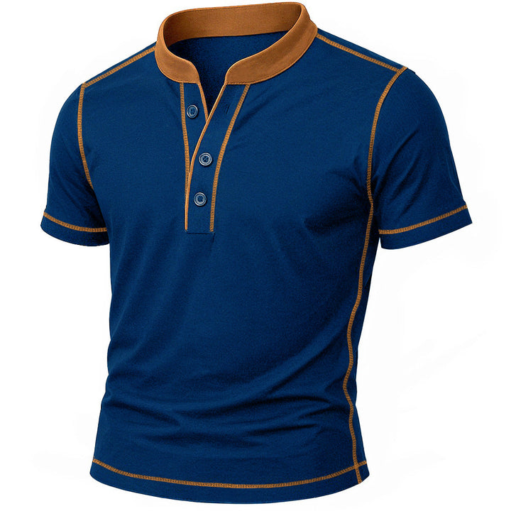 Chemise Henley avec bord ember