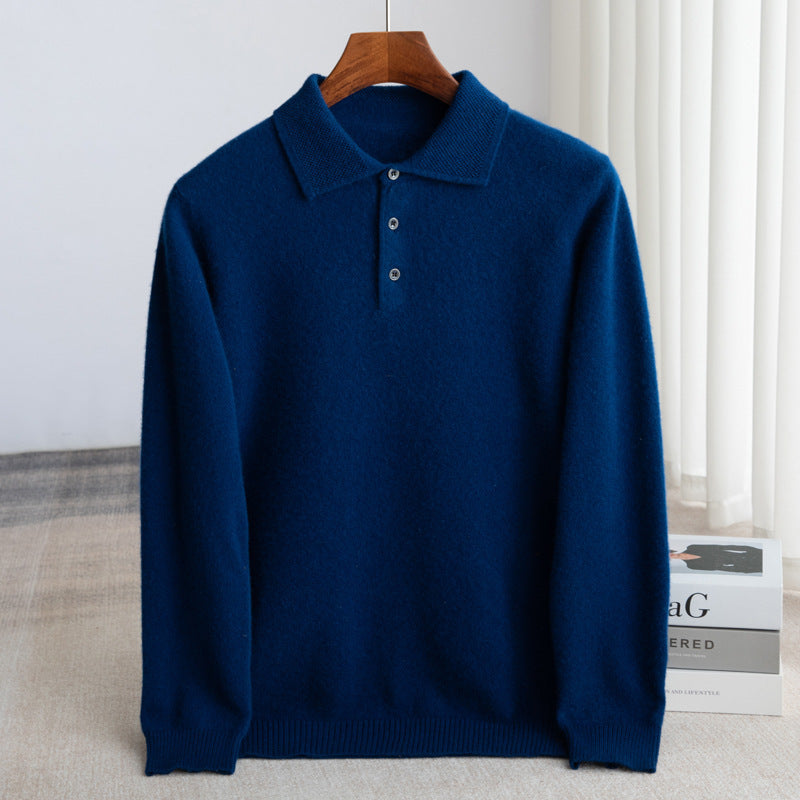 Sweat à capuche classique en laine pour homme