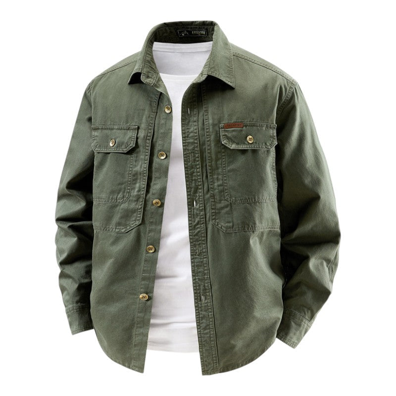 Chemise utilitaire à manches longues pour homme