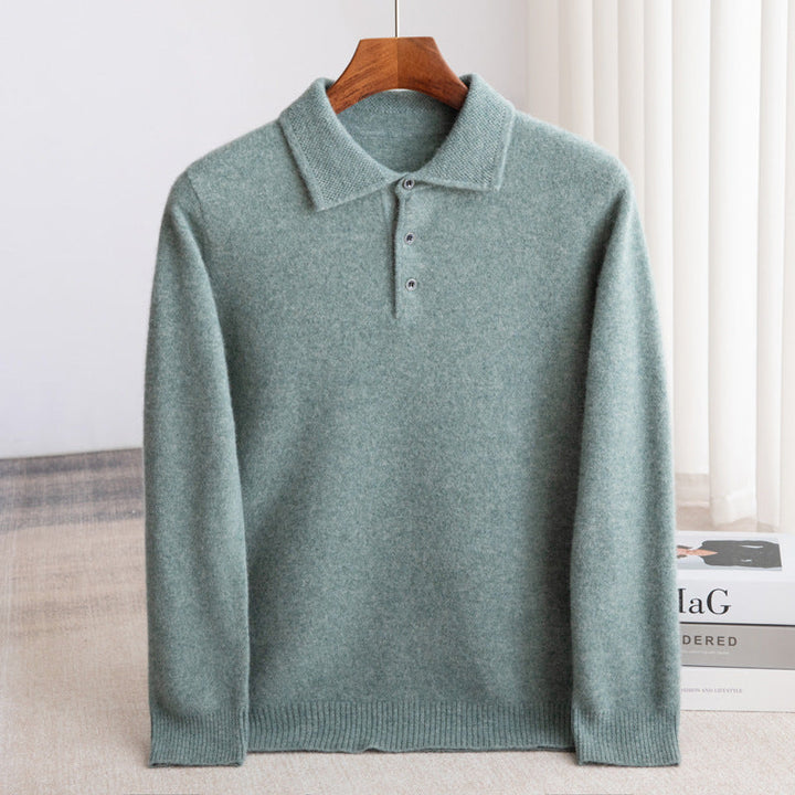 Sweat à capuche classique en laine pour homme