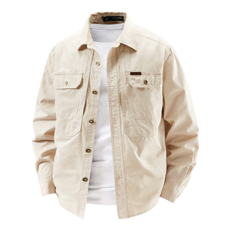 Chemise utilitaire à manches longues pour homme