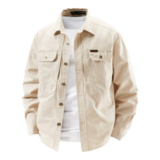 Chemise utilitaire à manches longues pour homme