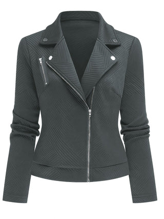 Simone | Veste biker géométrique pour femmes
