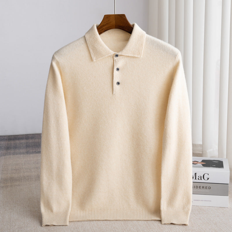 Sweat à capuche classique en laine pour homme