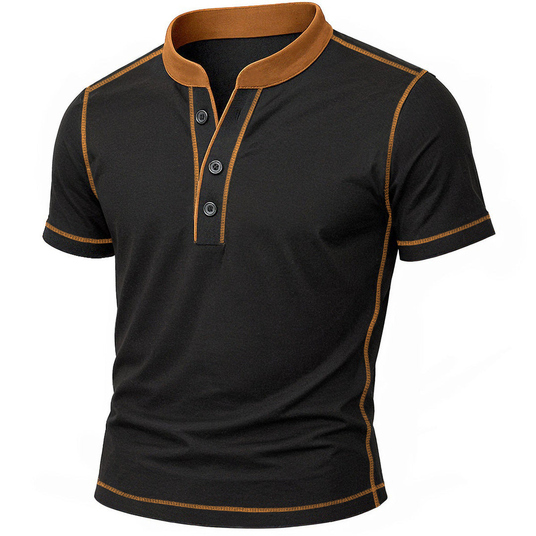 Chemise Henley avec bord ember