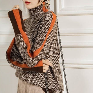 Clémence | Pull col roulé chic en cachemire