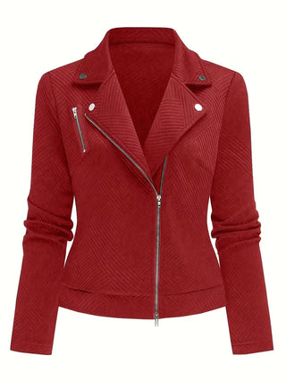 Simone | Veste biker géométrique pour femmes