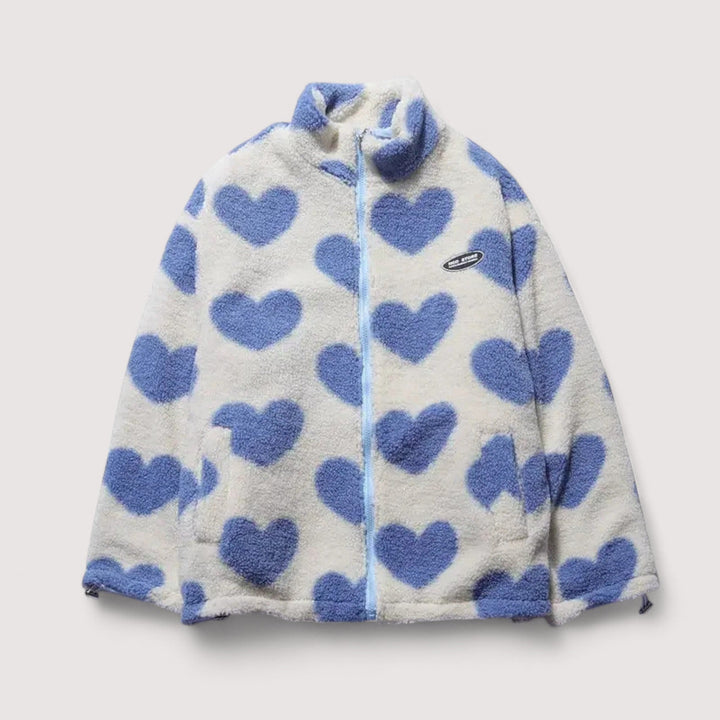 Beaumont Nice | Veste réversible en forme de cœur pour femmes