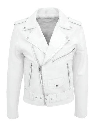 Veste en cuir pour homme classique