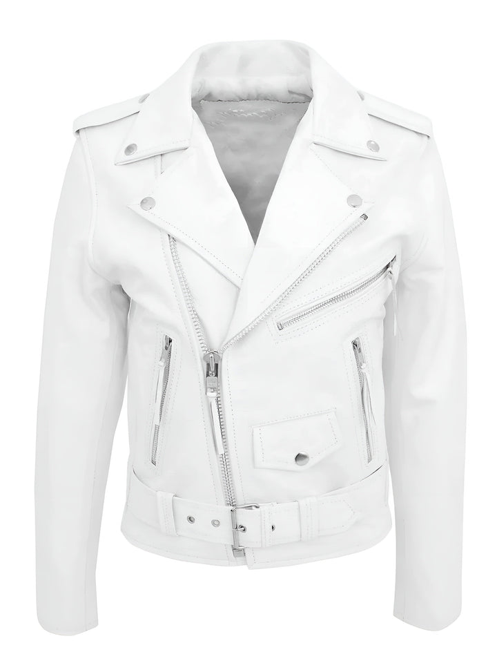 Veste en cuir pour homme classique