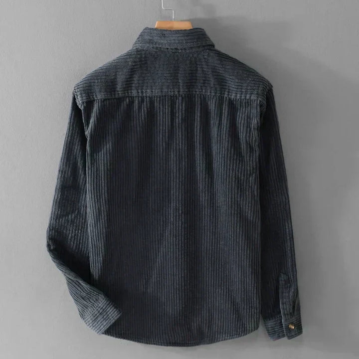 Chemise en velours côtelé pour homme