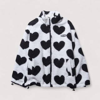 Beaumont Nice | Veste réversible en forme de cœur pour femmes