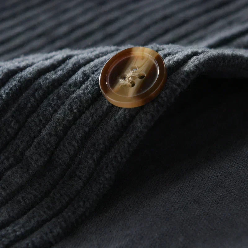 Chemise en velours côtelé pour homme