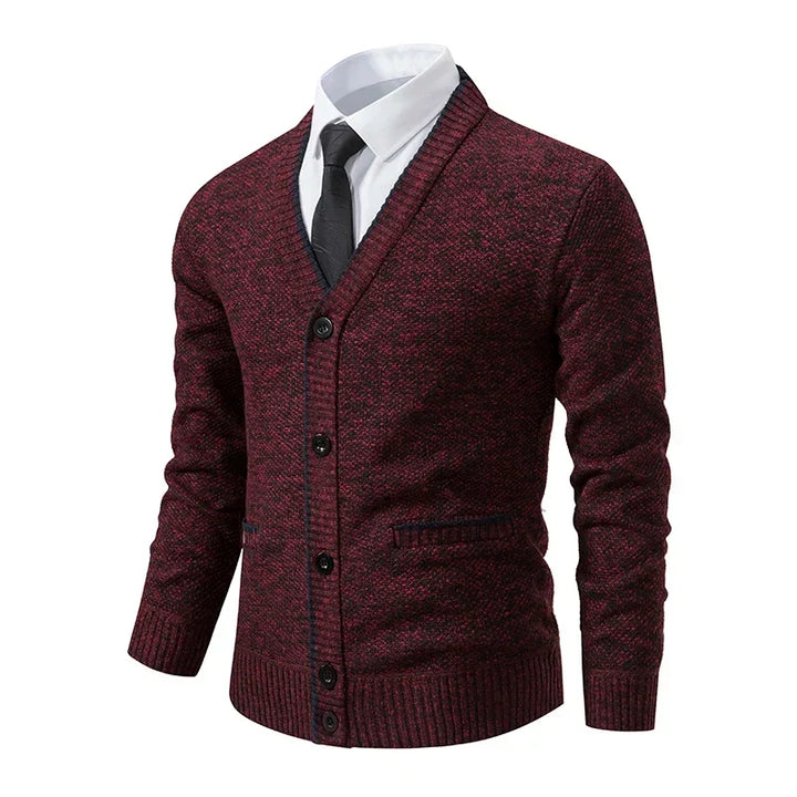 Maille de luxe avec col en V