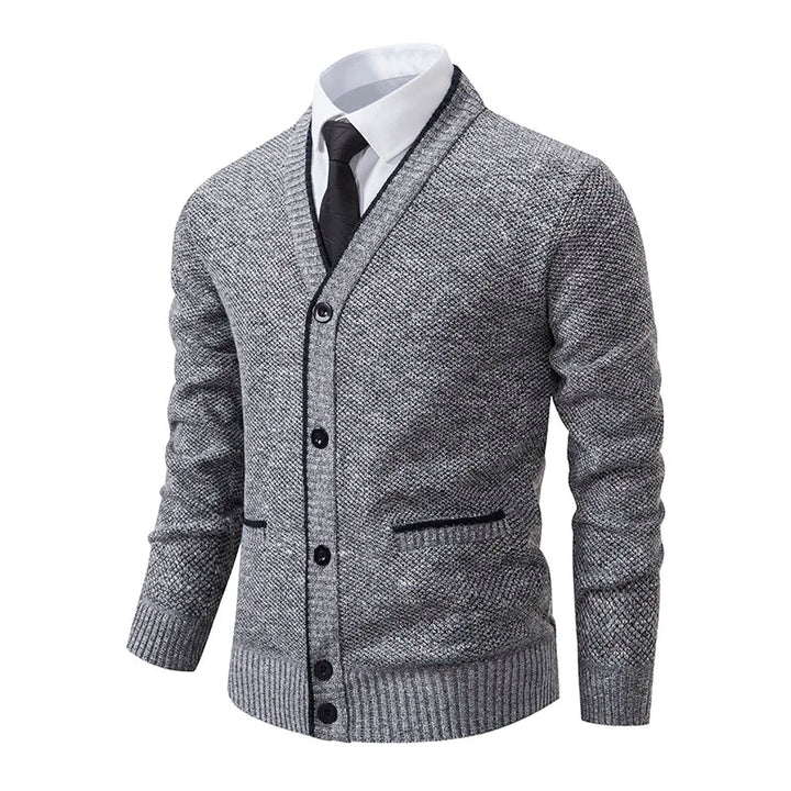 Maille de luxe avec col en V