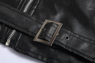 Veste en cuir pour homme classique