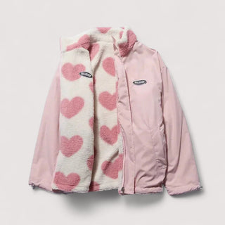 Beaumont Nice | Veste réversible en forme de cœur pour femmes
