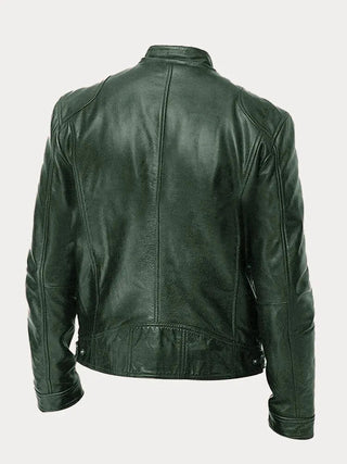 Veste décontractée en cuir