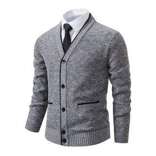 Maille de luxe avec col en V
