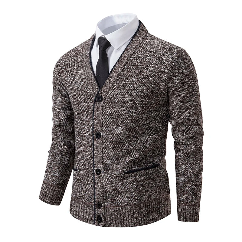 Maille de luxe avec col en V