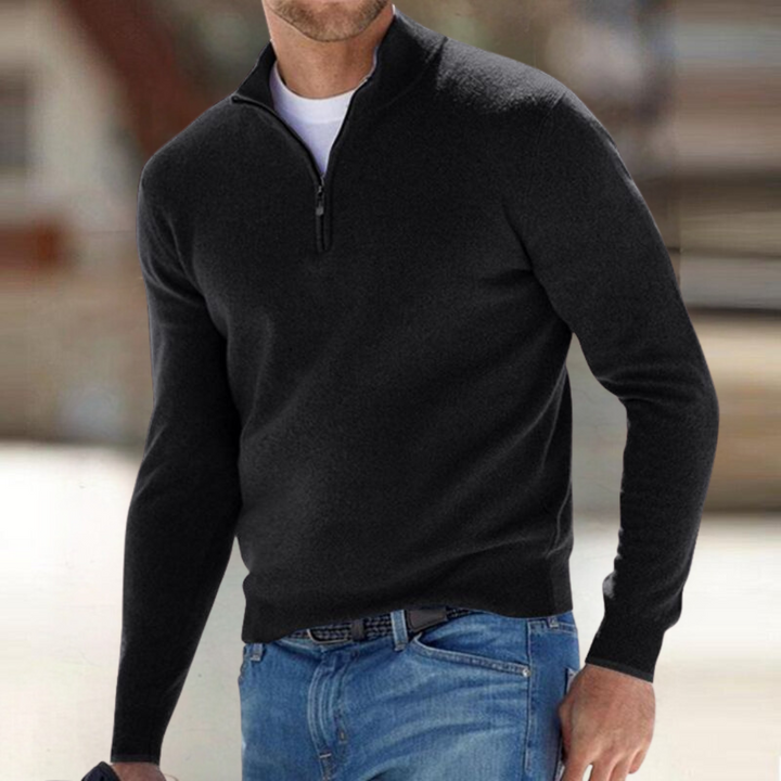 Pull zippé pour homme