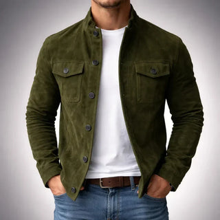 Veste élégante suédée Marc