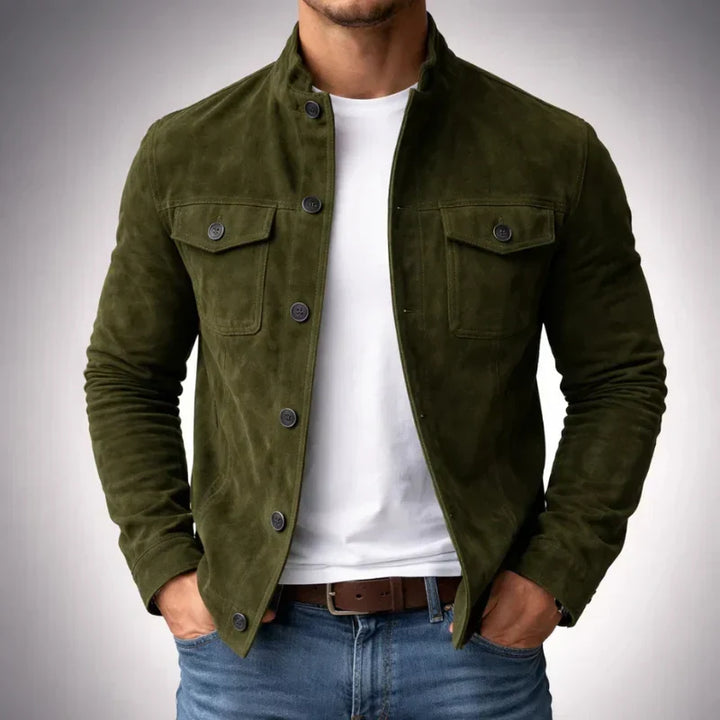 Veste élégante suédée Marc
