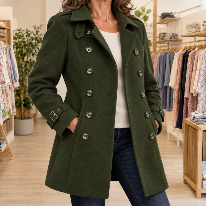 Odile | Trench long boutonné pour femmes