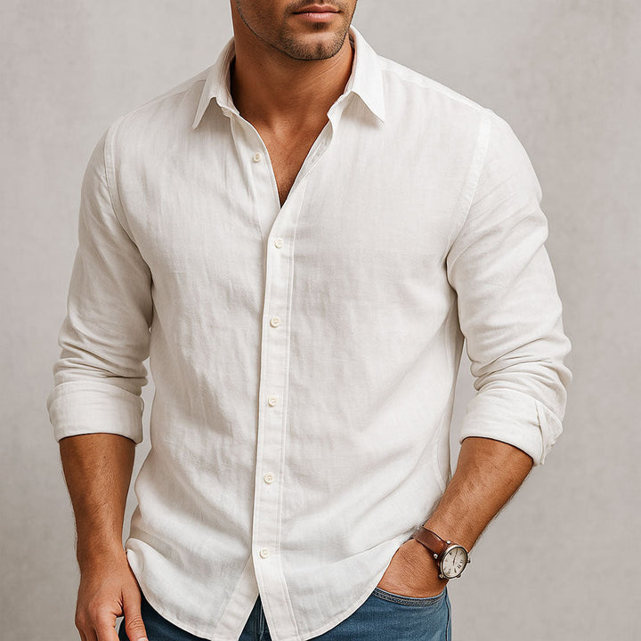 Chemise essentielle en lin pour homme