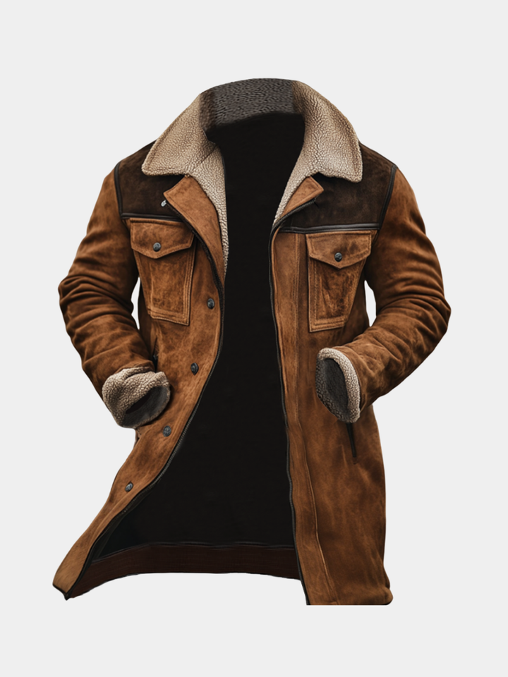 Manteau long classique pour homme