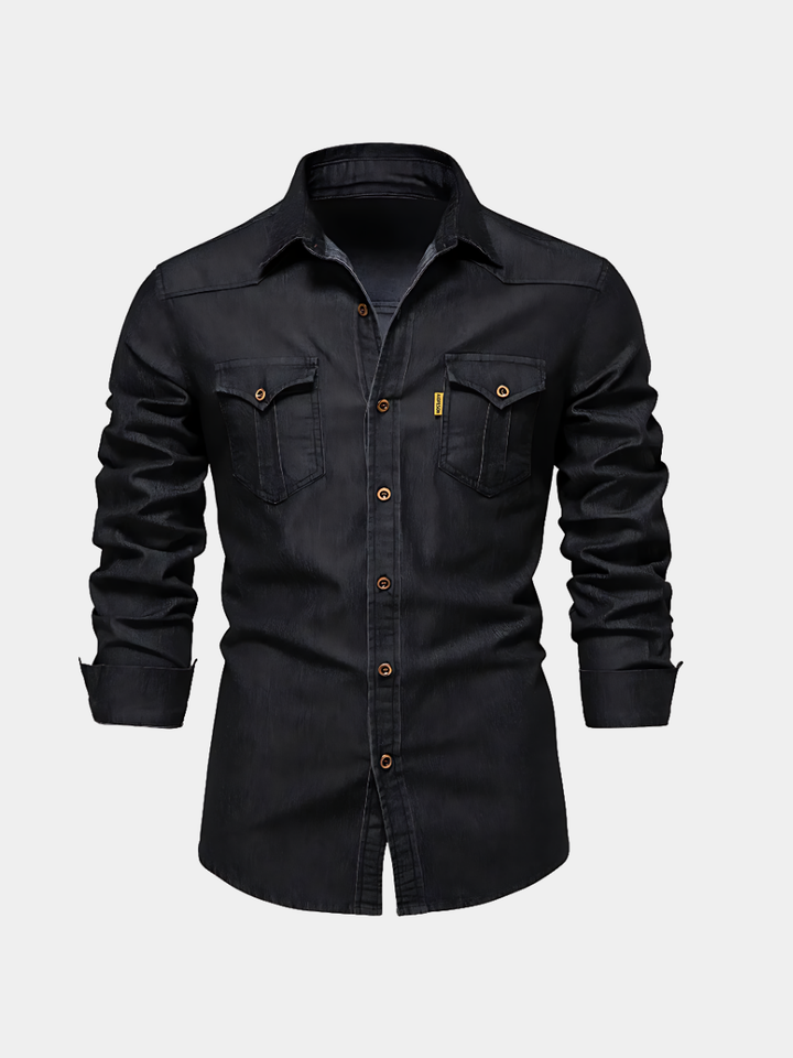 Chemise en denim pour homme