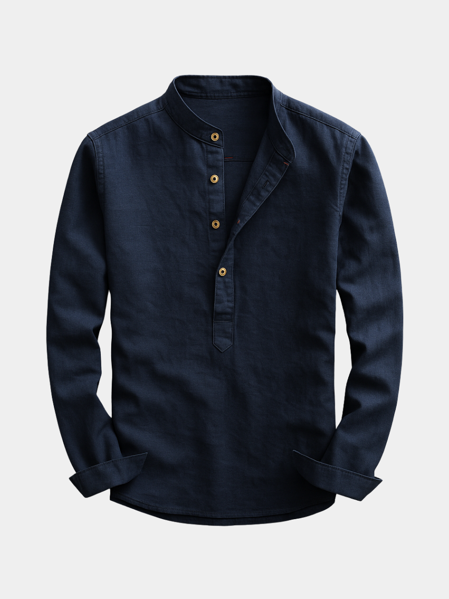 Chemise élégante à manches longues pour homme