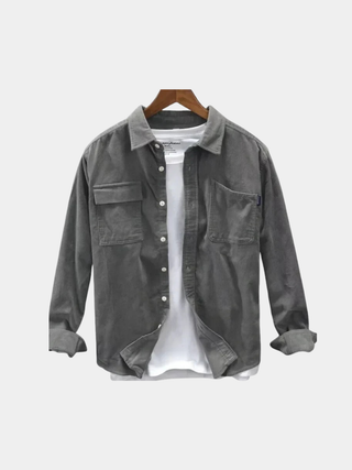 Polo classique à manches longues pour homme