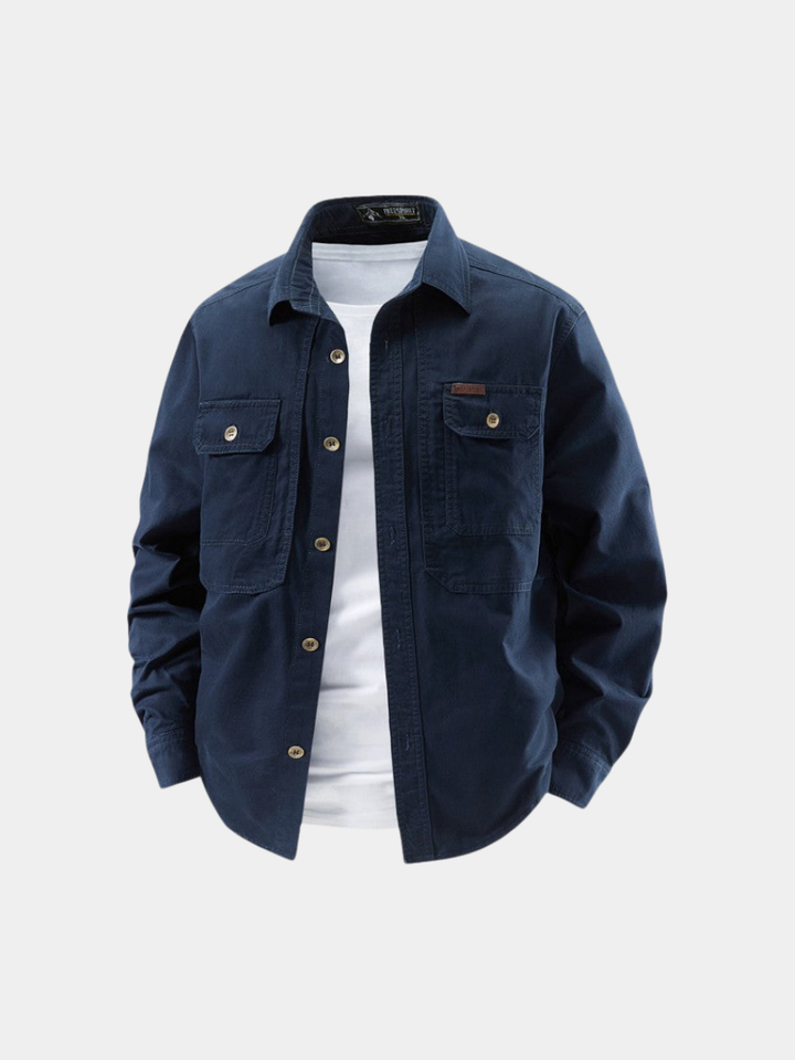 Chemise utilitaire à manches longues pour homme