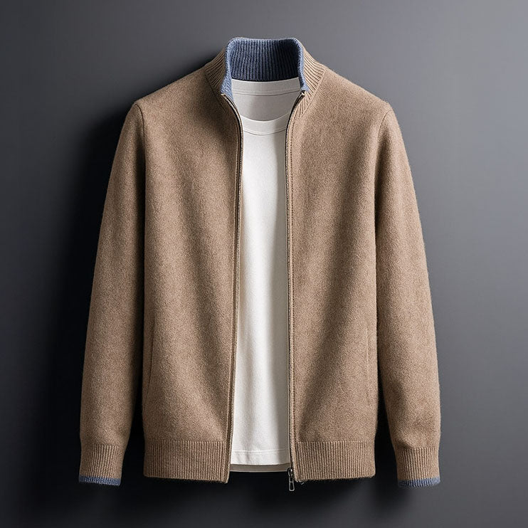 Pull zip homme