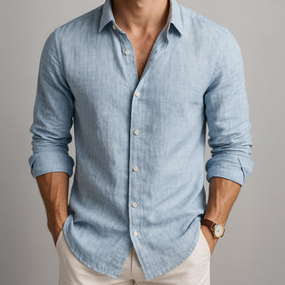 Chemise essentielle en lin pour homme