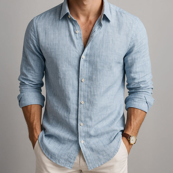 Chemise essentielle en lin pour homme