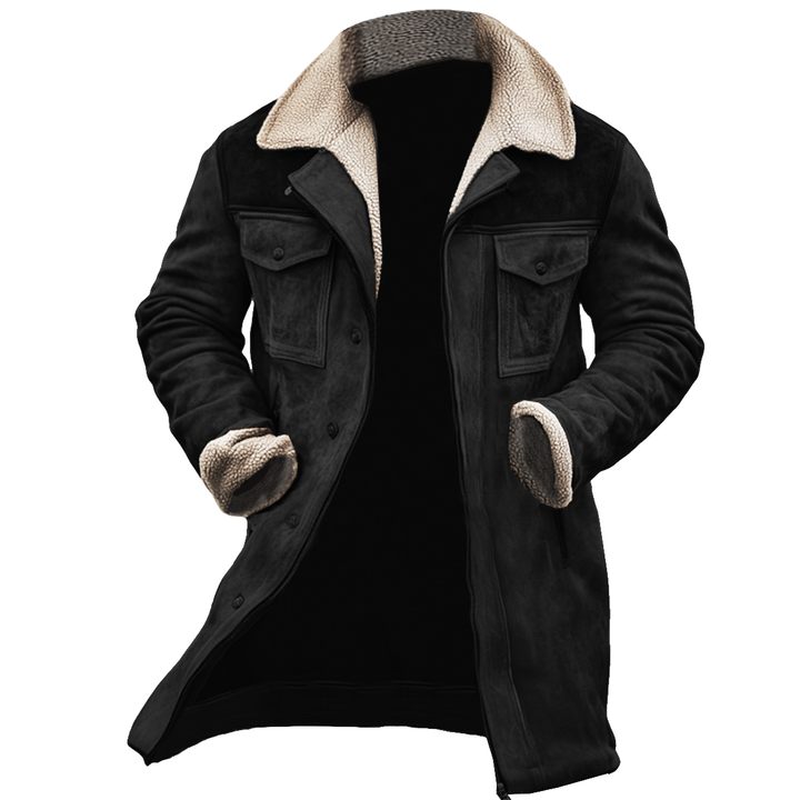 Manteau long classique pour homme