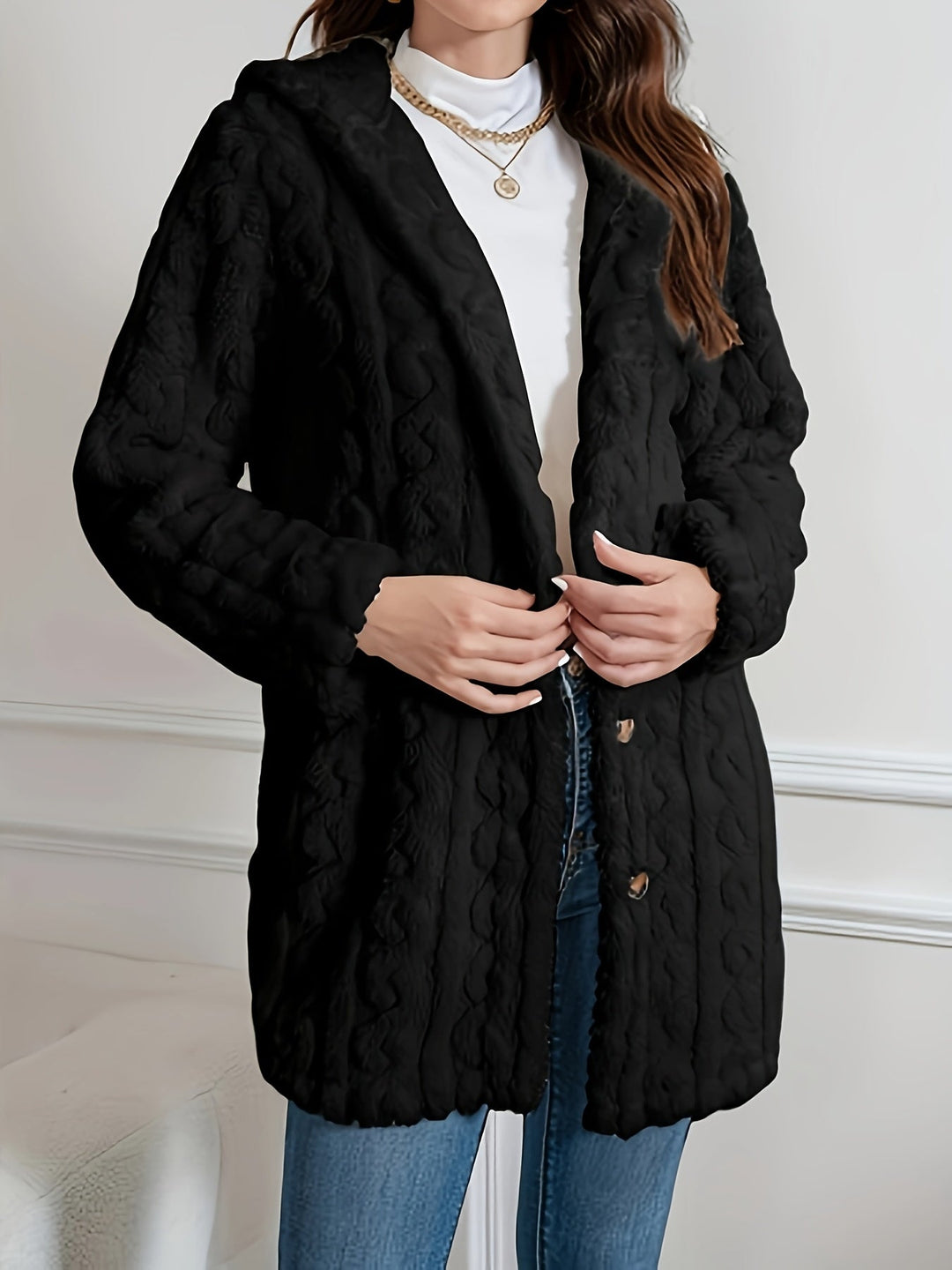 Maud | Veste texturée douillette pour femmes