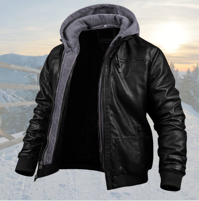 Veste en cuir de luxe