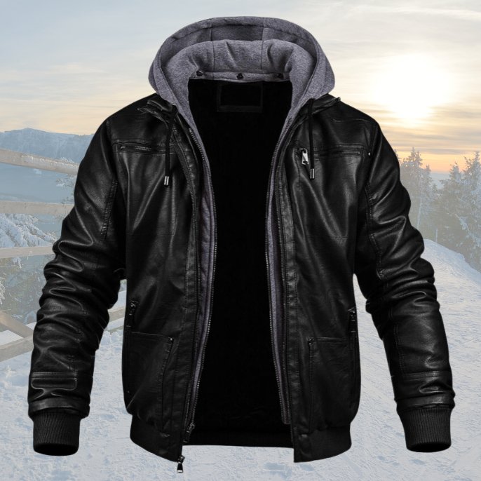 Veste en cuir de luxe